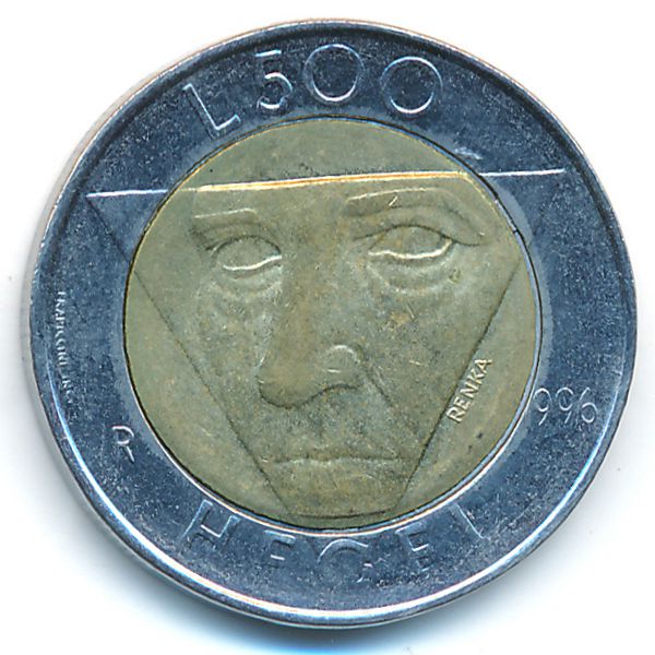Сан-Марино, 500 лир (1996 г.)