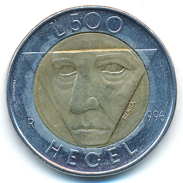 Сан-Марино, 500 лир (1996 г.)