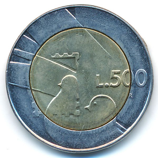 Сан-Марино, 500 лир (1990 г.)