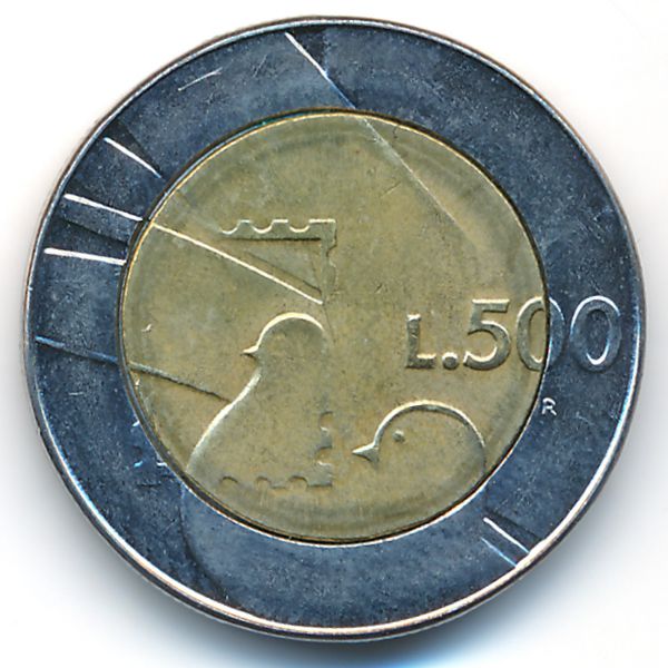 Сан-Марино, 500 лир (1990 г.)