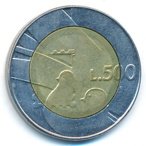 Сан-Марино, 500 лир (1990 г.)