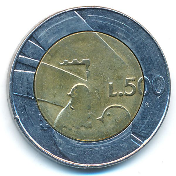 Сан-Марино, 500 лир (1990 г.)