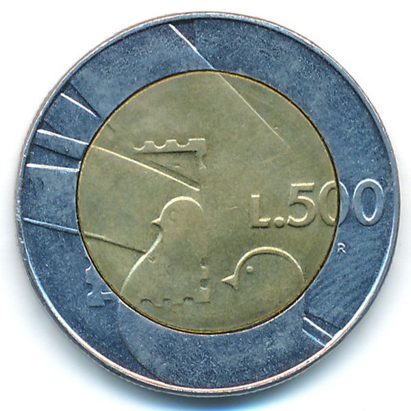 Сан-Марино, 500 лир (1990 г.)