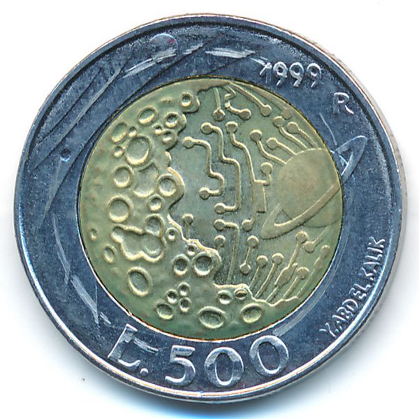 Сан-Марино, 500 лир (1999 г.)