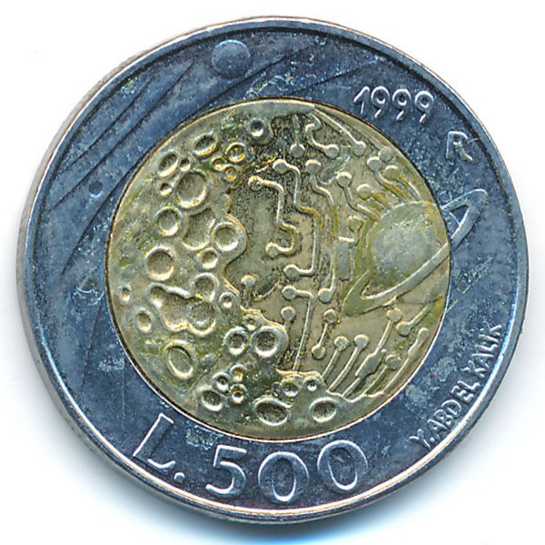 Сан-Марино, 500 лир (1999 г.)