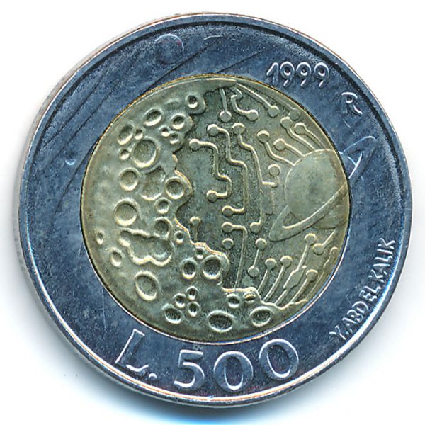 Сан-Марино, 500 лир (1999 г.)