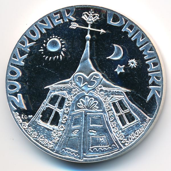 Дания, 200 крон (1992 г.)