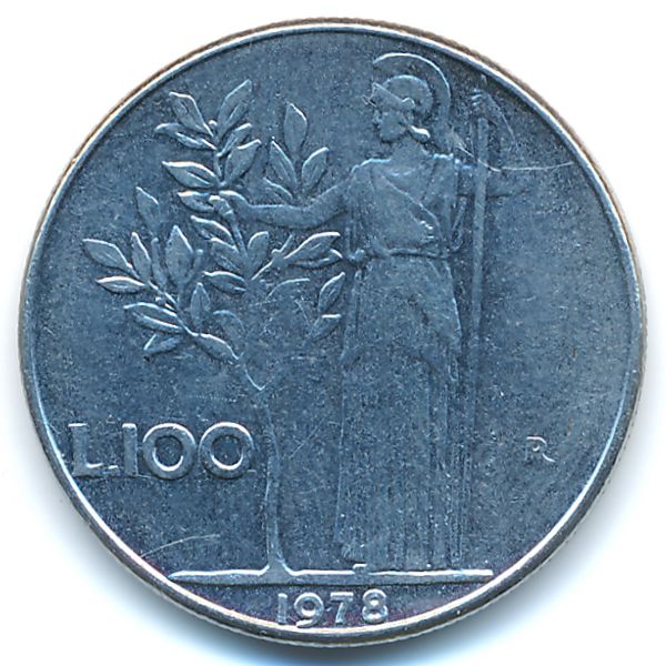 Италия, 100 лир (1978 г.)