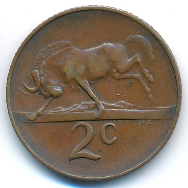 ЮАР, 2 цента (1966 г.)