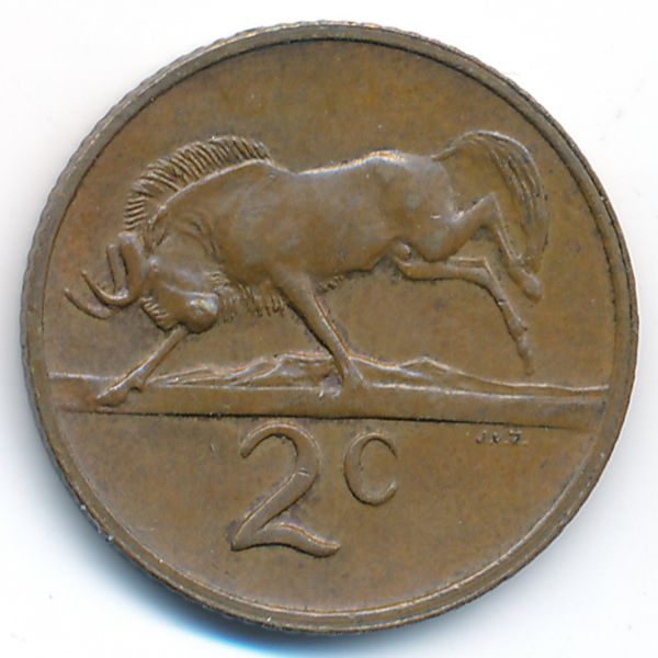 ЮАР, 2 цента (1977 г.)