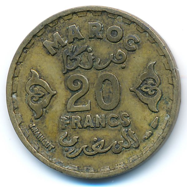 Марокко, 20 франков (1951 г.)