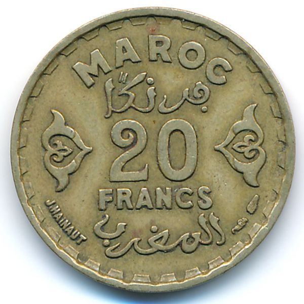 Марокко, 20 франков (1951 г.)