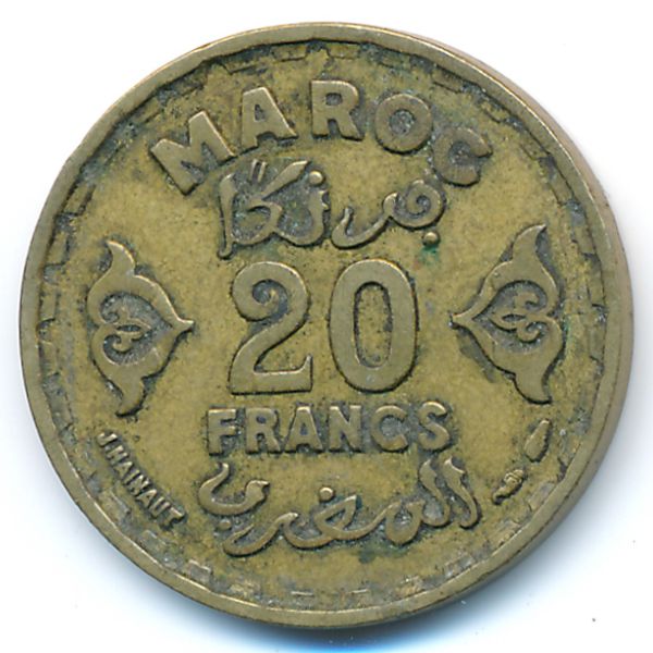Марокко, 20 франков (1951 г.)
