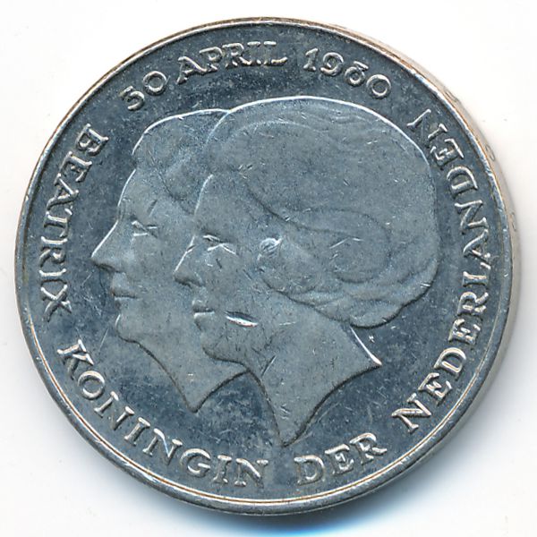 Нидерланды, 2 1/2 гульдена (1980 г.)