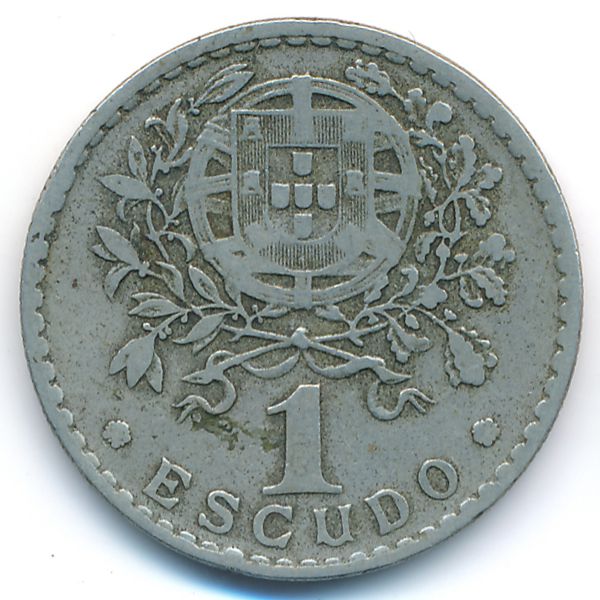 Португалия, 1 эскудо (1945 г.)