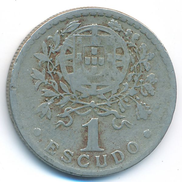 Португалия, 1 эскудо (1927 г.)