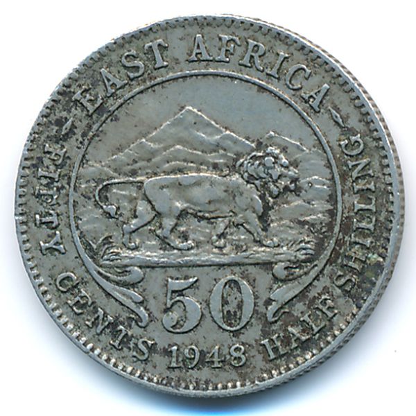 Восточная Африка, 50 центов (1948 г.)