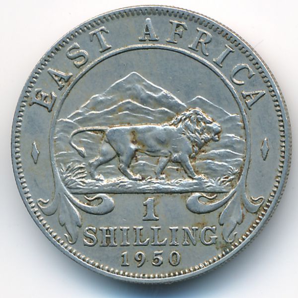 Восточная Африка, 1 шиллинг (1950 г.)