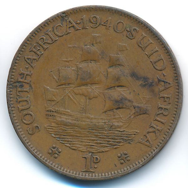 ЮАР, 1 пенни (1940 г.)