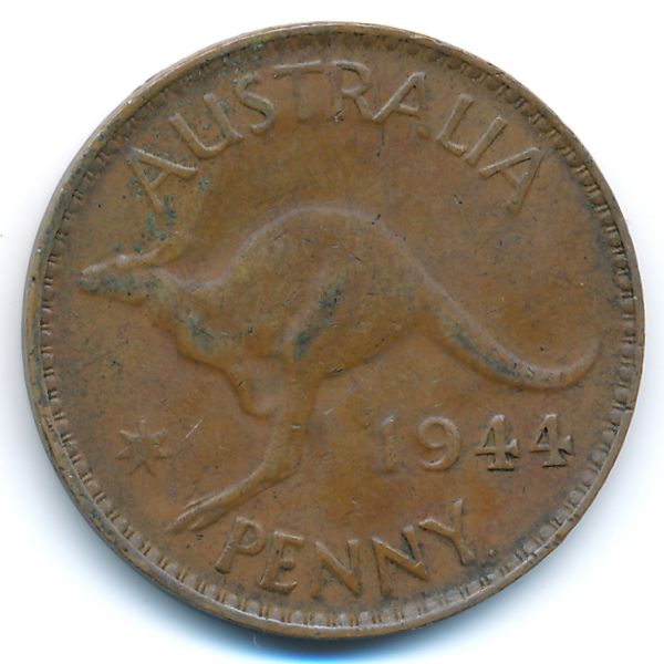 Австралия, 1 пенни (1944 г.)