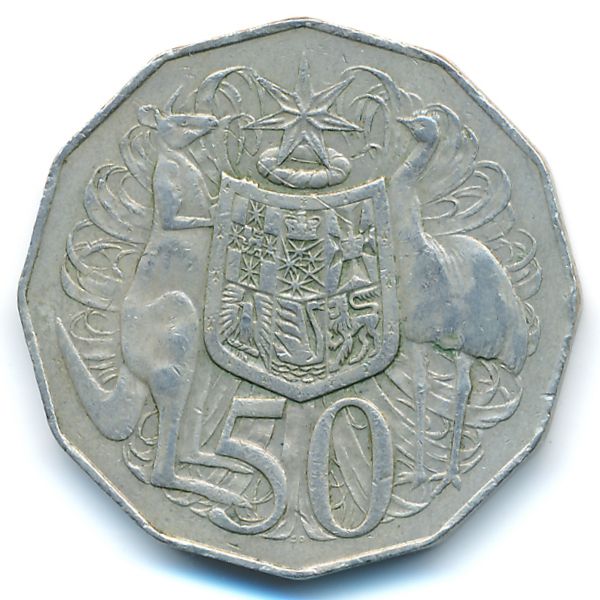Австралия, 50 центов (1974 г.)
