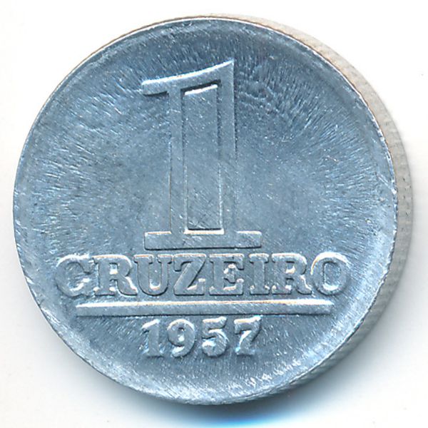 Бразилия, 1 крузейро (1957 г.)