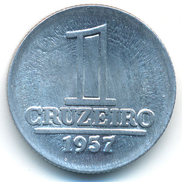 Бразилия, 1 крузейро (1957 г.)