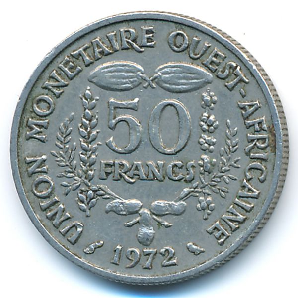 Западная Африка, 50 франков (1972 г.)