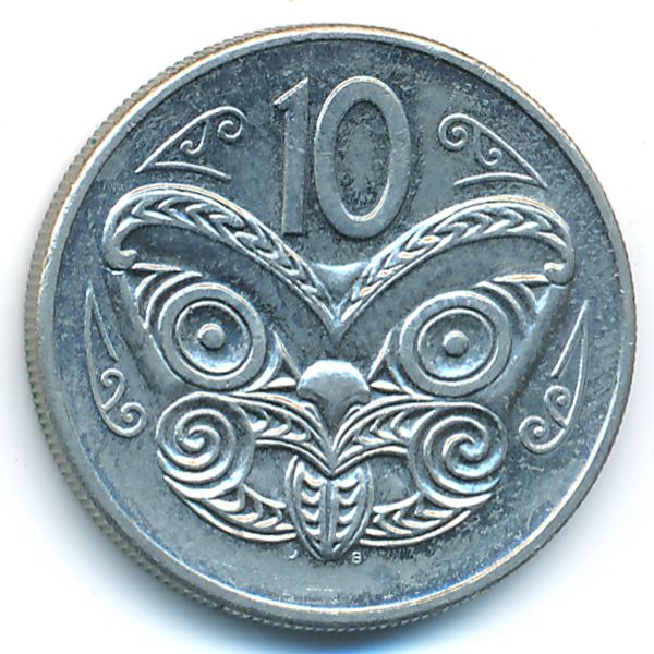 Новая Зеландия, 10 центов (1978 г.)