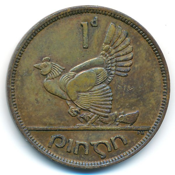Ирландия, 1 пенни (1942 г.)