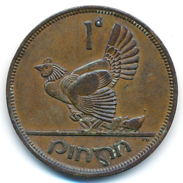 Ирландия, 1 пенни (1943 г.)