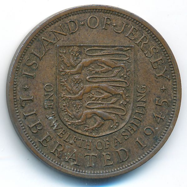 Джерси, 1/12 шиллинга (1945 г.)
