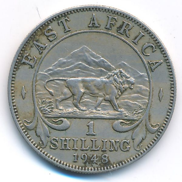 Восточная Африка, 1 шиллинг (1948 г.)