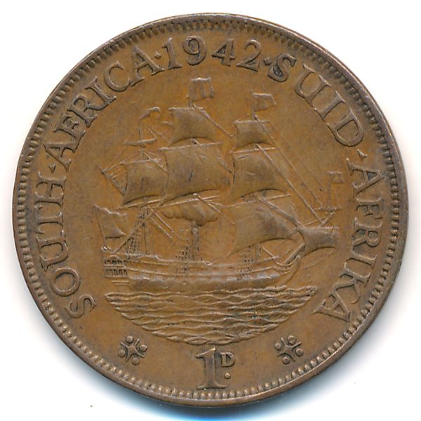 ЮАР, 1 пенни (1942 г.)