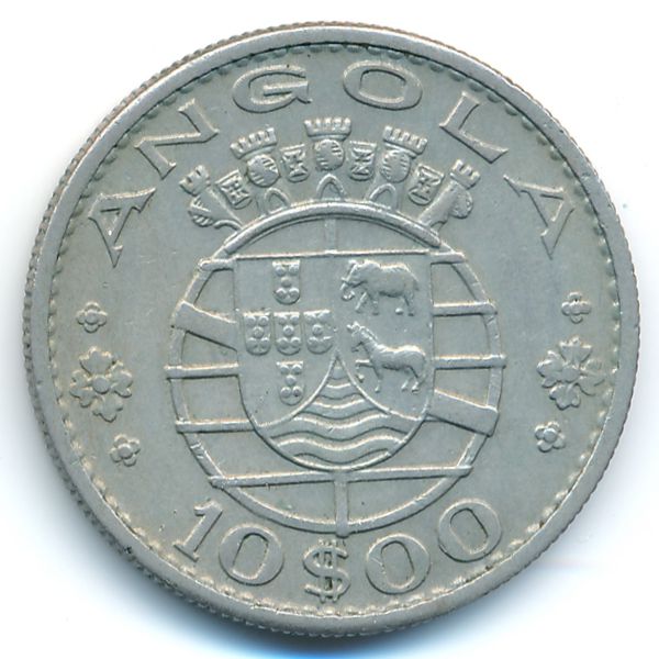 Ангола, 10 эскудо (1969 г.)