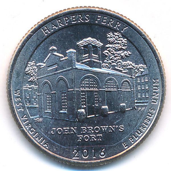 США, 1/4 доллара (2016 г.)
