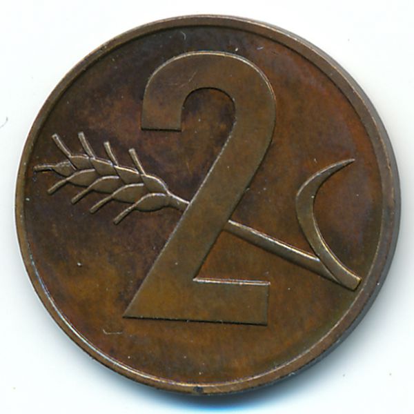 Швейцария, 2 раппена (1969 г.)