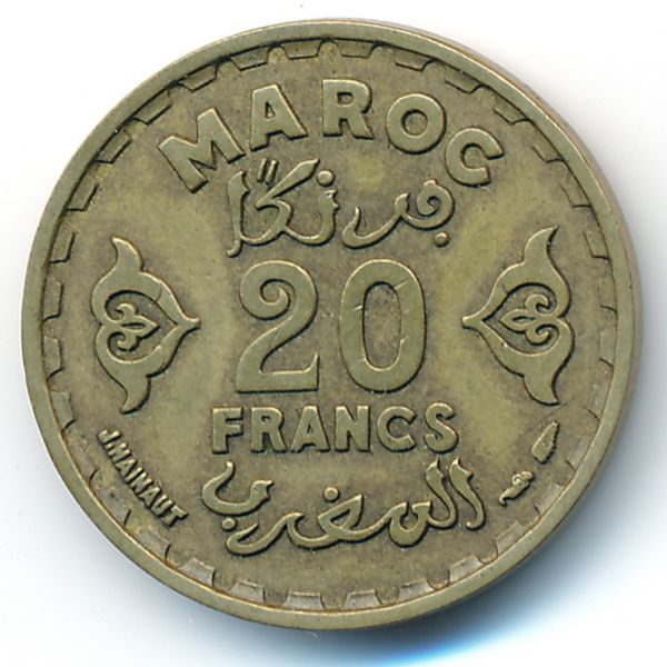 Марокко, 20 франков (1951 г.)