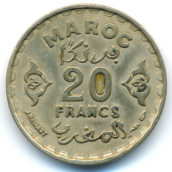 Марокко, 20 франков (1951 г.)