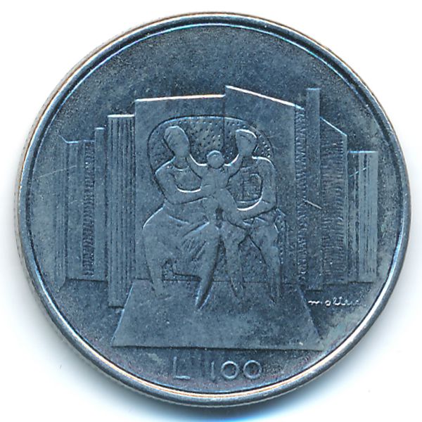 Сан-Марино, 100 лир (1976 г.)