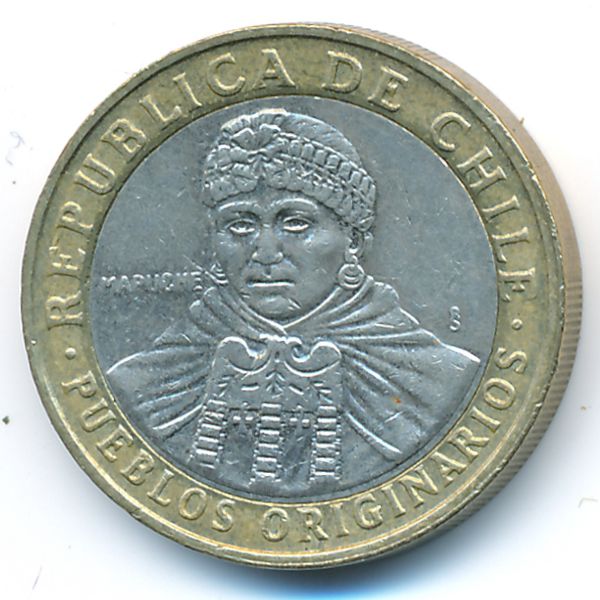 Чили, 100 песо (2010 г.)