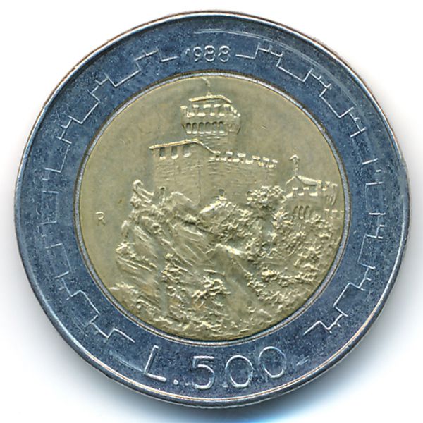 Сан-Марино, 500 лир (1988 г.)