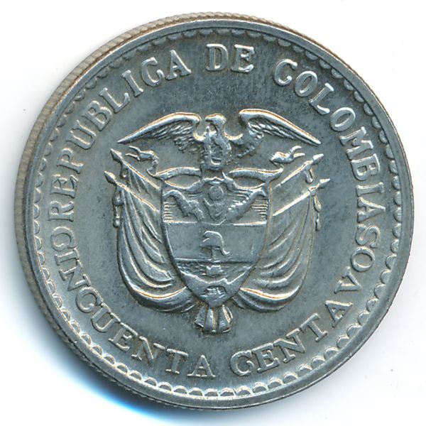Колумбия, 50 сентаво (1965 г.)