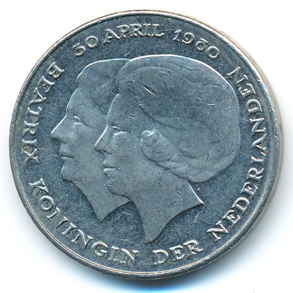 Нидерланды, 2 1/2 гульдена (1980 г.)