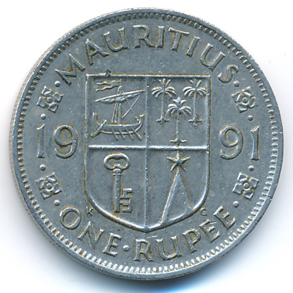 Маврикий, 1 рупия (1991 г.)