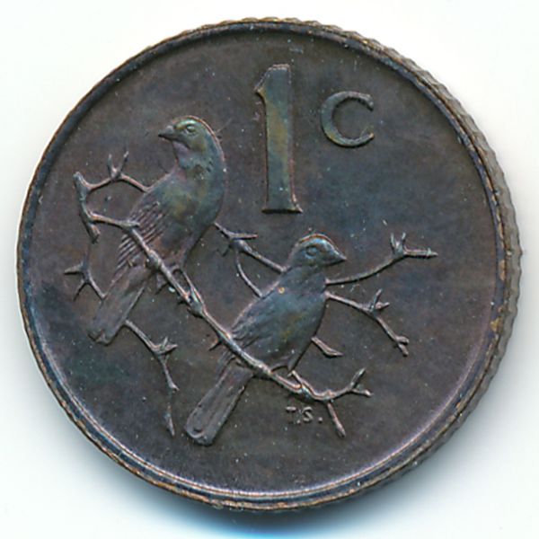 ЮАР, 1 цент (1973 г.)