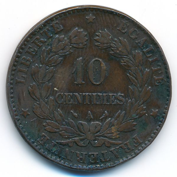 Франция, 10 сентим (1897 г.)