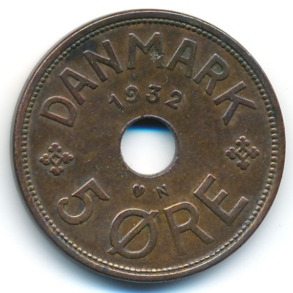 Дания, 5 эре (1932 г.)