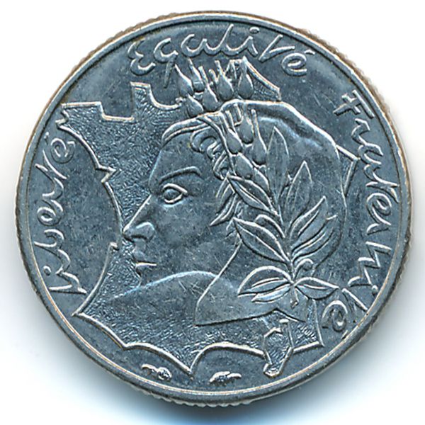 Франция, 10 франков (1986 г.)