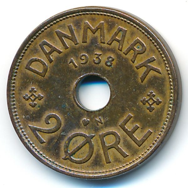 Дания, 2 эре (1938 г.)
